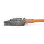 DIGITUS DN-93633 Szerszám nélkül szerelhető árnyékolatlan dugó Cat.6A kábelekhez