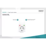 DIGITUS DN-95400 16A 3500W Schuko túlfeszültségvédő adapter