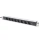 DIGITUS DN-95401 19 1U PDU 8xCEE 7/3 schuko aljzat CEE7/7 csatlakozó 2m elosztósor