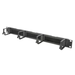  DIGITUS DN-97663 19"" 1U gyűrűs fésűs fekete kábelrendező