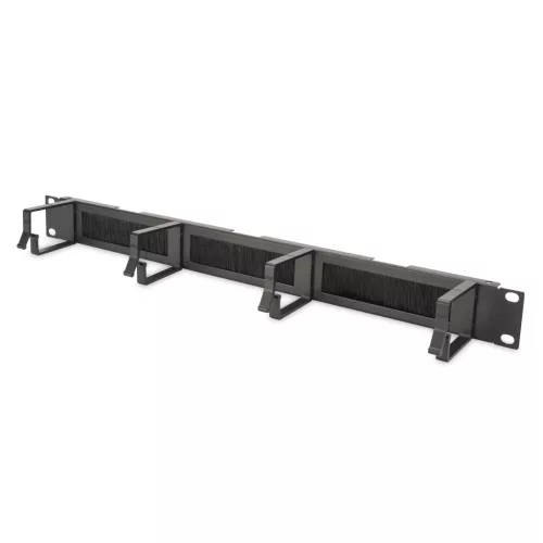 DIGITUS DN-97663 19"" 1U gyűrűs fésűs fekete kábelrendező