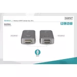 DIGITUS DS-55318 HDMI vezeték nélküli 50m extender szett (adó és vevőegység)
