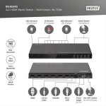 DIGITUS DS-55345 UHD 4K 30Hz 4x2 HDMI Multi Viewer Matrix Switch