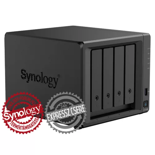 Synology DiskStation DS925+ (4GB) 4x SSD/HDD lemezes NAS + regisztrációs kártya
