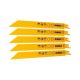 DEWALT Orrfűrészlap, 203mm, 5db, fém, 3-8mm, kettősfém
