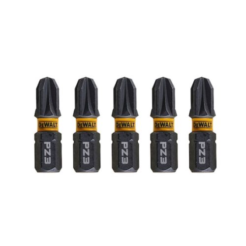 DEWALT Bithegy, csavarhúzó, 25mm, 5db, PZ3 FLRQ