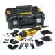 DEWALT Rezgőszerszám, Multi, 300W, TSTAK, tartozékokkal, vezető