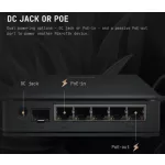 MikroTik E62iUGS-2axD5axT hAP ax S 5xGbE LAN 1x2.5G SFP port 802.11ax Wi-Fi 6 Vezeték nélküli router