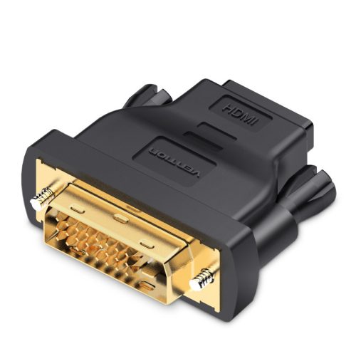 Vention DVI(24+1)/M -> HDMI/F, (fekete), adapter