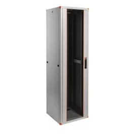   Legrand EVO42U6060 Evoline 19" 42U SZÉL:600 MÉLY:600 MAG:1894 MAX:1000kg üvegajtós szürke álló rack szekrény