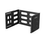 Lanberg FB01-5406-10B 19" 6U 400mm MAX:12kg kihajtható fekete fali konzol