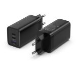 Vention USB-C+C+A (65W/30W/30W,  3-portos, fekete), töltő
