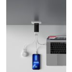 Vention USB-C+C+A (65W/30W/30W,  3-portos, fekete), töltő