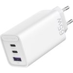 Vention USB-C+C+A (65W/30W/30W,  3-portos, fehér), töltő
