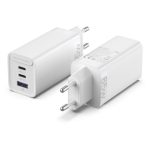 Vention USB-C+C+A (65W/30W/30W,  3-portos, fehér), töltő