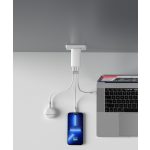 Vention USB-C+C+A (65W/30W/30W,  3-portos, fehér), töltő