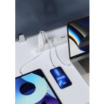 Vention USB-C+C+A (65W/30W/30W,  3-portos, fehér), töltő