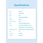 Vention USB-C (GaN,1port,20W, fekete), töltő