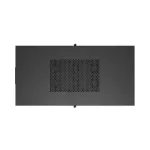 Lanberg FF01-6242-12BL 19 42U SZÉL:600mm MÉLY:1200mm MAG:2018 mm lapraszerelt LCD üvegajtós fekete szerver szekrény
