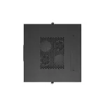 Lanberg FF01-6622-12BL 19 22U SZÉL:600mm MÉLY:600mm MAG:1234mm lapraszerelt LCD üvegajtós fekete álló rack szekrény