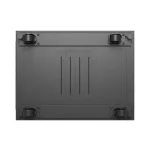Lanberg FF01-6815-12BL 19 15U SZÉL:600mm MÉLY:800mm MAG:898mm lapraszerelt LCD üvegajtós fekete álló rack szekrény