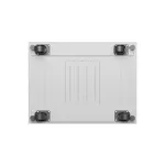 Lanberg FF01-6822-12SL 19 22U SZÉL:600mm MÉLY:800mm MAG:1233mm lapraszerelt LCD üvegajtós szürke álló rack szekrény