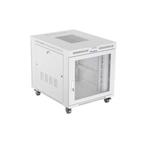 Lanberg FF01-8015-23SL 19 15U SZÉL:800mm MÉLY:1000mm MAG:928mm lapraszerelt LCD hálós fémajtós szürke szerver szekrény