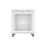 Lanberg FF01-8015-23SL 19 15U SZÉL:800mm MÉLY:1000mm MAG:928mm lapraszerelt LCD hálós fémajtós szürke szerver szekrény