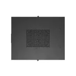 Lanberg FF01-8037-12BL 19 37U SZÉL:800mm MÉLY:1000mm MAG:1906mm lapraszerelt LCD üvegajtós fekete szerver szekrény