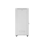 Lanberg FF01-8042-12SL 19 42U SZÉL:800mm MÉLY:1000mm MAG:2121mm lapraszerelt LCD üvegajtós szürke szerver szekrény
