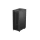 Lanberg FF01-8242-23BL 19" 42U SZÉL:800mm MÉLY:1200mm MAG:2127mm lapraszerelt LCD hálós fémajtós fekete álló rack szekrény
