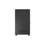 Lanberg FF01-8242-23BL 19" 42U SZÉL:800mm MÉLY:1200mm MAG:2127mm lapraszerelt LCD hálós fémajtós fekete álló rack szekrény