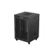 Lanberg FF01-8822-23BL 19 22U SZÉL:800mm MÉLY:800mm MAG:1239mm lapraszerelt LCD hálós fémajtós fekete álló rack szekrény