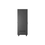 Lanberg FF01-8842-23BL 19 42U SZÉL:800mm MÉLY:800mm MAG:2122mm lapraszerelt LCD hálós fémajtós fekete álló rack szekrény