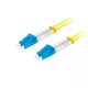 Lanberg FO-LULU-SD11-0020-YE Monomódusú OS2 9/125 LSZH 4xLC/UPC duplex 2m optikai patch kábel