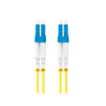 Lanberg FO-LULU-SD11-0020-YE Monomódusú OS2 9/125 LSZH 4xLC/UPC duplex 2m optikai patch kábel