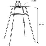 Funscreen funMaster hordozható projektor állvány