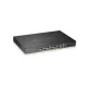Zyxel GS1920-24HPV2-EU0101F v2 24xGbE PoE LAN (375W) 4xGbE SFP/RJ45 Combo port L2 menedzselhető PoE Switch
