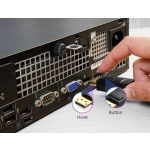 Vention mini Displayport -> Displayport, (fekete), 1,5m,  kábel