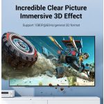 Vention Displayport -> DVI, (fekete), 1m, kábel