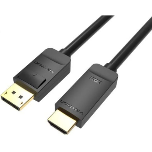 Vention Displayport 4K -> HDMI, (fekete), 1m, kábel