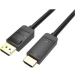 Vention Displayport 4K -> HDMI, (fekete), 1,5m, kábel