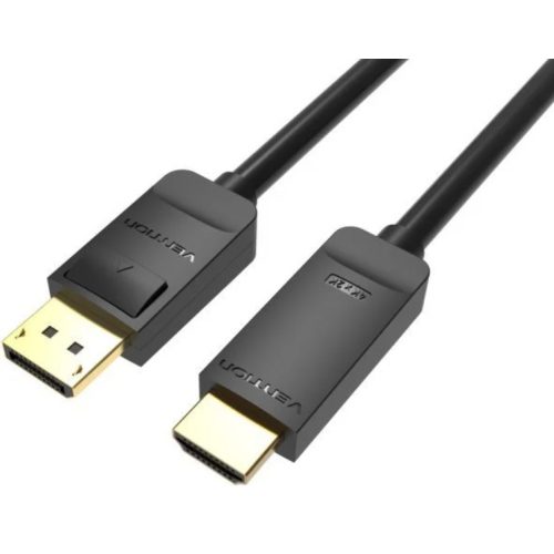 Vention Displayport 4K -> HDMI, (fekete), 3m, kábel