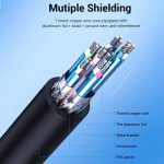 Vention Displayport 4K -> HDMI, (fekete), 3m, kábel