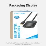 ADAPTER DP -> VGA, 0,15m, Vention