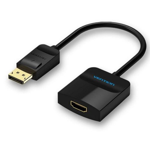 Vention Displayport -> HDMI (fekete), 0,15m, konverter