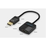 Vention Displayport -> HDMI (fekete), 0,15m, konverter