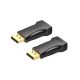 Vention DisplayPort/M -> HDMI/F, (4K, PVC, fekete), adapter