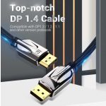 Vention Displayport/M -> Displayport/M (fekete), 1,5m, kábel