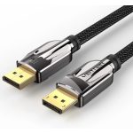 Vention Displayport/M -> Displayport/M (fekete), 3m,  kábel